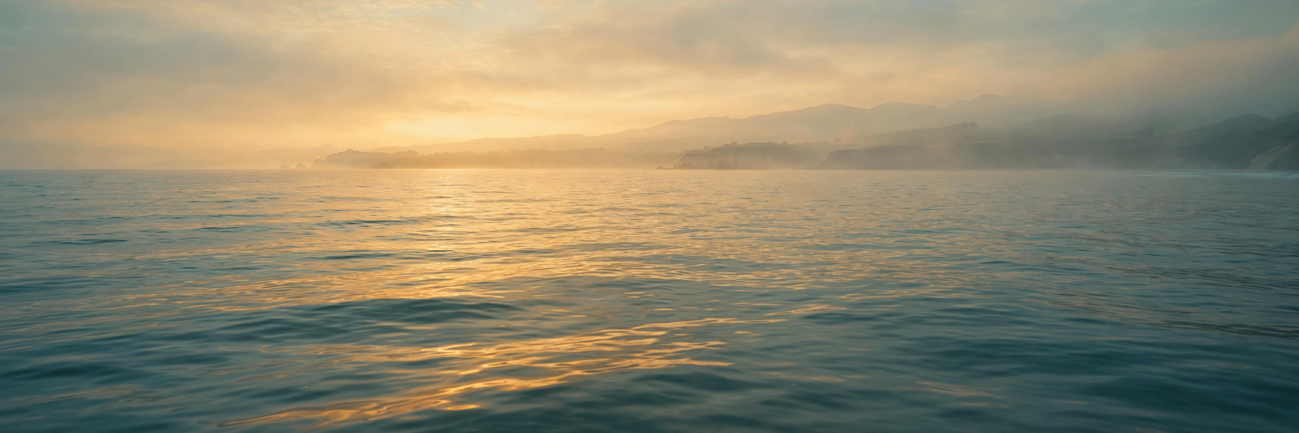Golden hour over the Caribbean Sea on Puerto Rico's east coast